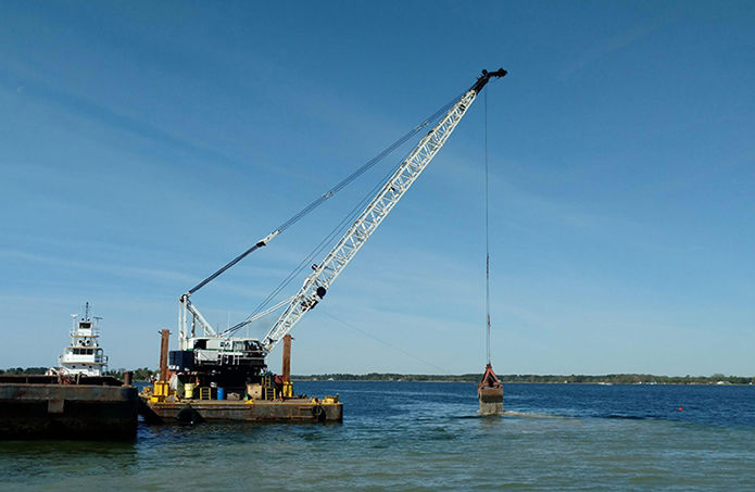 Tred Avon reef restoration
